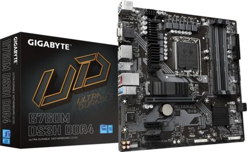 GIGABYTE B760M DS3H DDR4 mATX Mainboard Sockel 1700 M.2/HDMI/DP