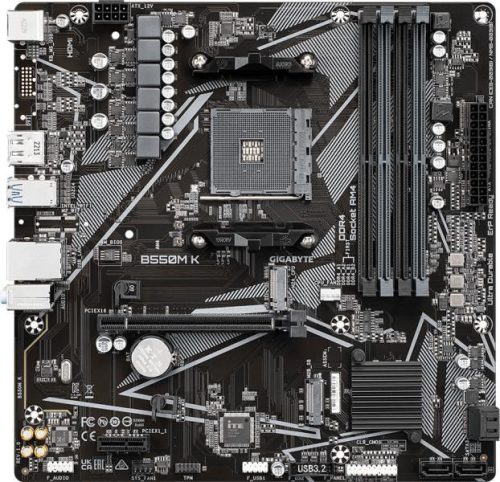 Gigabyte B550M K mATX AM4  Alaplap