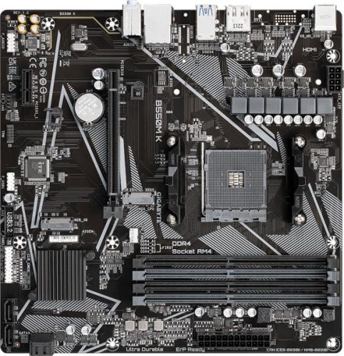 Gigabyte B550M K mATX AM4  Alaplap