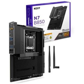 NZXT N7 B850 ATX Mainboard Sockel AM5 WIFI6E schwarz