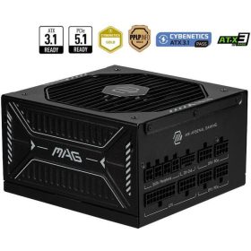   MSI MAG A850GLS PCIE5 850 Watt ATX 3.1 PCIe 5.1 80+ Gold Netzteil 135mm Lüfter