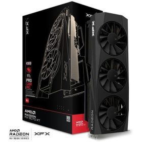  XFX QuickSilver Radeon RX 9070 XT Gaming Edition Black Grafikkarte 16GB GDDR6 DP/HDMI