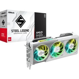    ASRock Radeon RX 9070 XT Steel Legend 16GB GDDR6 256bit (RX9070XT SL 16G) Videokártya
