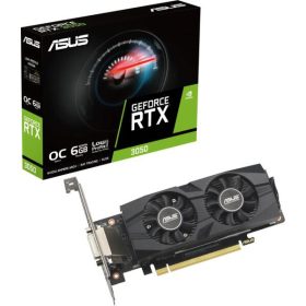   ASUS GeForce RTX 3050 LP BRK OC 6GB GDDR6 (RTX3050-O6G-LP-BRK/90YV0KQ0-M0NA00) Videokártya