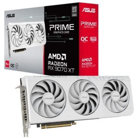   ASUS Radeon RX 9070 XT PRIME OC White 16GB GDDR6 256bit (90YV0L75-M0NA00) Videokártya