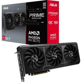   ASUS Radeon RX 9070 PRIME OC 16GB GDDR6 256bit (PRIME-RX9070-O16G/90YV0LI1-M0NA00) Videokártya