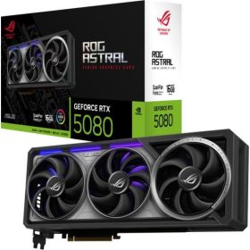   ASUS GeForce RTX 5080 ROG ASTRAL OC 16GB GDDR7 256bit (ROG-ASTRAL-RTX5080-O16G-GAMING/90YV0LV0-M0NA00) Videokártya