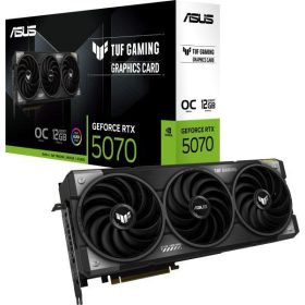    ASUS TUF Gaming GeForce RTX 5070 OC 12GB GDDR7 192bit (TUF-RTX5070-O12G-GAMING/90YV0LZ0-M0NA00) Videokártya