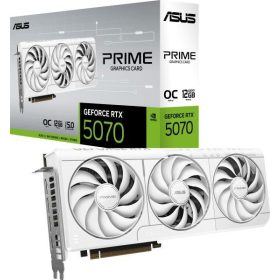   ASUS GeForce RTX 5070 PRIME White OC 12GB GDDR7 192bit (PRIME-RTX5070-O12G-WHITE/90YV0M19-M0NA00) Videokártya