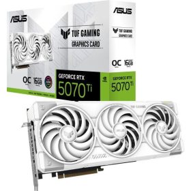   ASUS TUF Gaming GeForce RTX 5070 Ti WHITE OC 16GB GDDR7 256bit (TUF-RTX5070TI-O16G-WHITE-GAMING) Videokártya
