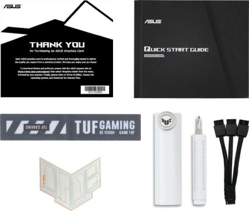 ASUS TUF Gaming GeForce RTX 5070 Ti WHITE OC 16GB GDDR7 256bit (TUF-RTX5070TI-O16G-WHITE-GAMING) Videokártya