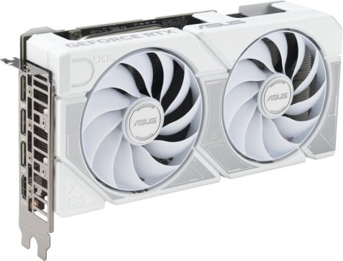 ASUS GeForce RTX 5060 Ti Dual OC White 16GB GDDR7 128bit (DUAL-RTX5060TI-O16G-WHITE/90YV0MH6-M0NA00) Videokártya