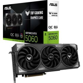   ASUS TUF Gaming GeForce RTX 5060 OC 8GB GDDR7 128bit (TUF-RTX5060-O8G-GAMING/90YV0N00-M0NA00) Videokártya
