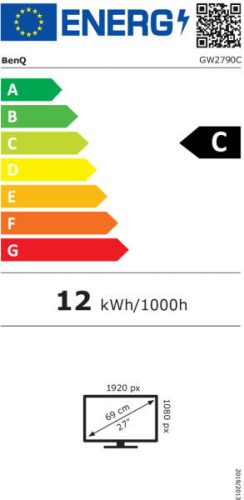 BenQ GW2790C 9H.LNPLB.QBE Monitor