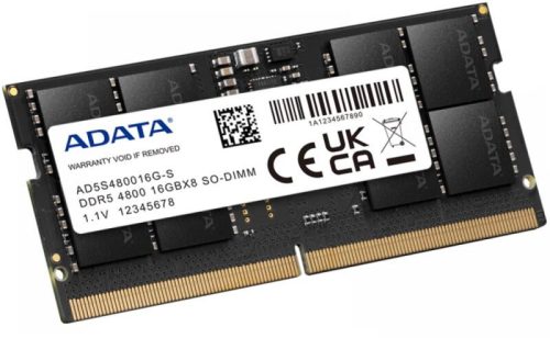 ADATA 16GB DDR5 4800MHz AD5S480016G-S