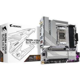 GIGABYTE B650M AORUS ELITE AX ICE Alaplap