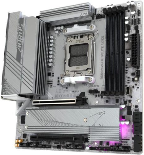 GIGABYTE B650M AORUS ELITE AX ICE Alaplap
