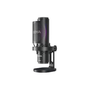   BOYA Microphone Wired K9 Standing, Omnidirectional, Noise Cancellation, Real-time monitoring (Type-A/ Type-C to Type-C) Black EU