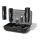 BOYA Microphone Wireless, All-in-one, 2.4GHz, 1 receiver and 2 transmitter, Ultra-Long Battery Life Black EU