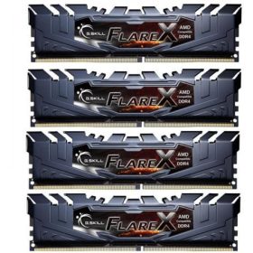   G.SKILL FlareX K4 32GB (4x8GB) DDR4 3200MHz F4-3200C16Q-32GFX