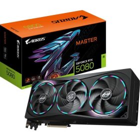   GIGABYTE GeForce RTX 5080 AORUS MASTER 16GB GDDR7 256bit (N5080AORUS M-16GD) Videokártya
