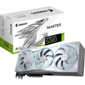   GIGABYTE GeForce RTX 5080 AORUS MASTER ICE 16GB GDDR7 256bit (N5080AORUSM-ICE-16GD) Videokártya