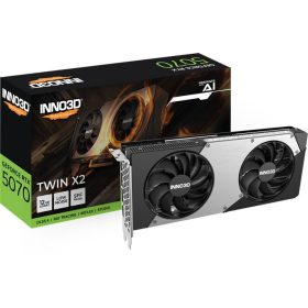    Inno3D GeForce RTX 5070 Twin X2 12GB GDDR7 192bit (N50702-12D7-195064N) Videokártya