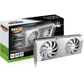   Inno3D GeForce RTX 5070 Twin X2 OC WHITE 12GB GDDR7 192bit (N50702-12D7X-195064W) Videokártya