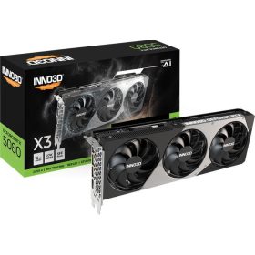    Inno3D GeForce RTX 5080 X3 16GB GDDR7 (N50803-16D7-176068N) Videokártya