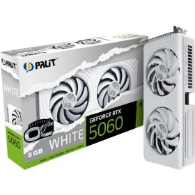   Palit GeForce RTX 5060 White OC 8GB GDDR7 128bit (NE75060U19P1-GB2063M) Videokártya