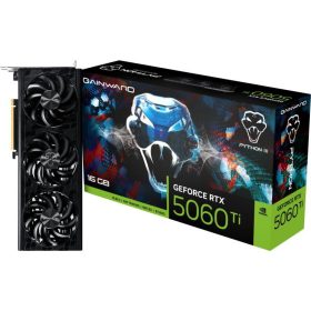   Gainward GeForce RTX 5060 Ti Python III V1 16GB GDDR7 128bit (NE7506T019T1-GB2061R) Videokártya