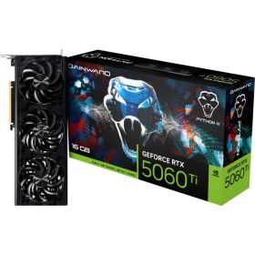   Gainward GeForce RTX 5060 Ti Python III 16GB GDDR7 128bit (NE7506T019T1-GB2061T) Videokártya