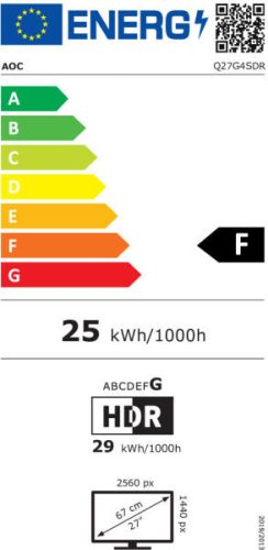 AOC Q27G4SDR Monitor