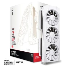    XFX Radeon RX 9070 XT Quicksilver White Gaming Edition 16GB GDDR6 256bit (RX-97TQICKW9) Videokártya