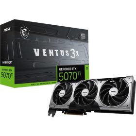   MSI GeForce RTX 5070 Ti VENTUS 3X OC 16GB GDDR7 256bit Videokártya