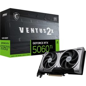    MSI GeForce RTX 5060 Ti VENTUS 2X OC PLUS 16GB GDDR7 128bit (G506T-16V2CP) Videokártya