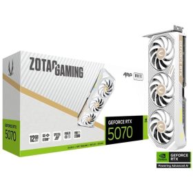   ZOTAC GeForce RTX 5070 AMP White 12GB GDDR7 192bit (ZT-B50700FQ-10P) Videokártya