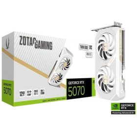   ZOTAC GeForce RTX 5070 Twin Edge OC White 12GB GDDR7 (ZT-B50700Q-10P) Videokártya