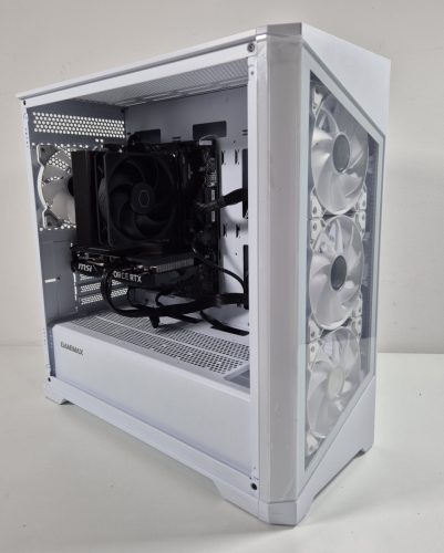 GAMING PC! Intel i5-12400F / RTX 4060 Ti / 16GB DDR4 / H610 / 512GB NVMe / 600w! BeszámítOK