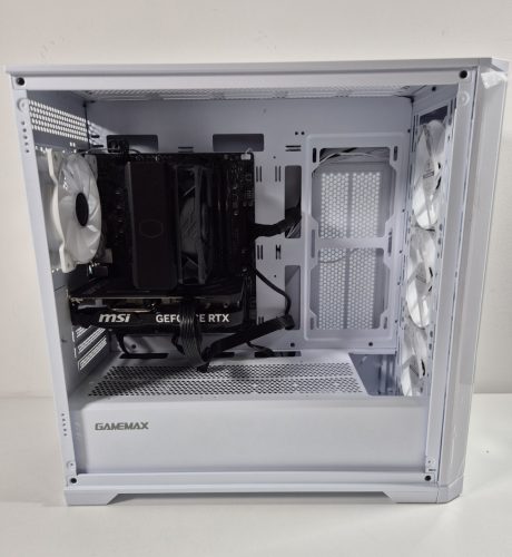 GAMING PC! Intel i5-12400F / RTX 4060 Ti / 16GB DDR4 / H610 / 512GB NVMe / 600w! BeszámítOK